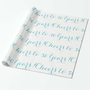 Das 50-jährige Wrapping Paper Geschenkpapier