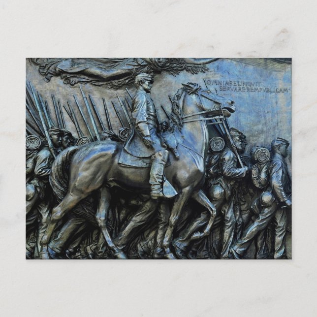 Das 54. Massachusetts Volunteer Infanterie-Regimen Postkarte (Vorderseite)