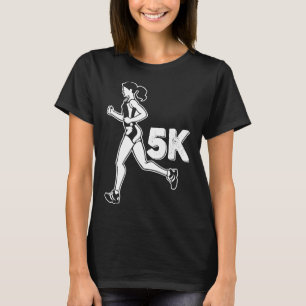 Das 5-K-Marathon-Rennen der Frauen T-Shirt