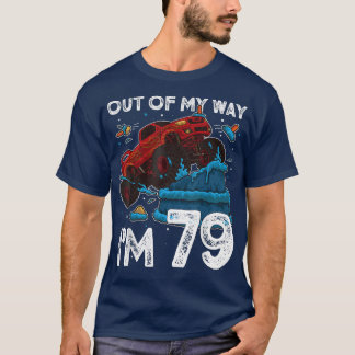 Das 79. Geburtstagsjunge Monster treibt mir aus de T-Shirt