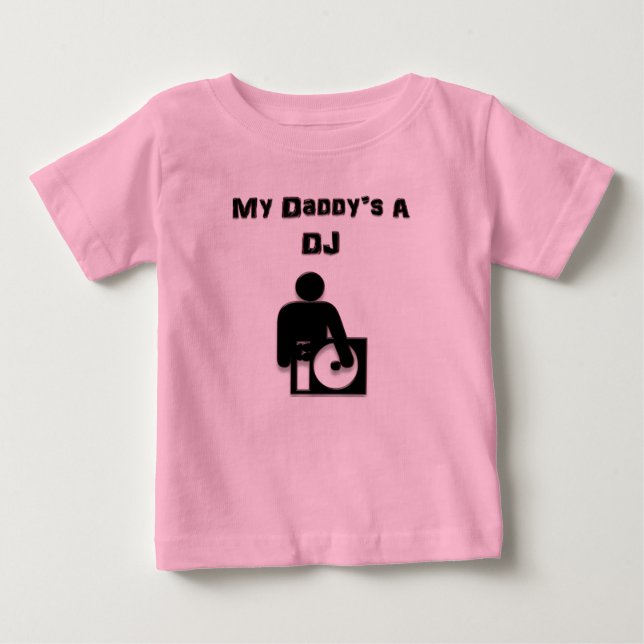 Das A DJ meines Vatis Baby T-shirt (Vorderseite)