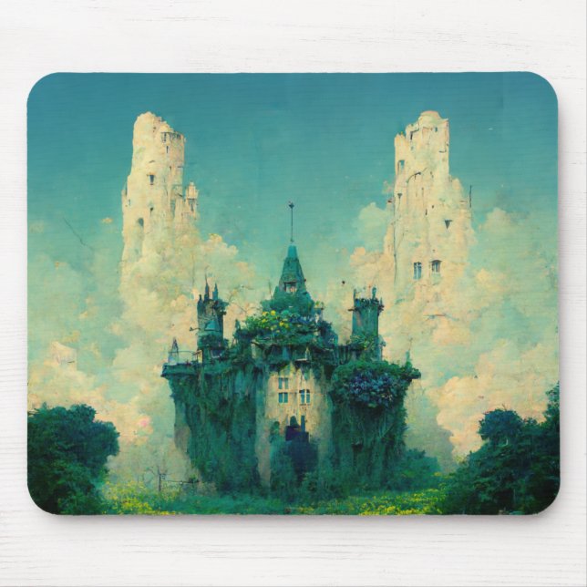 Das abandoned Chateau Fantasy Sci-Fi Mousepad (Vorne)