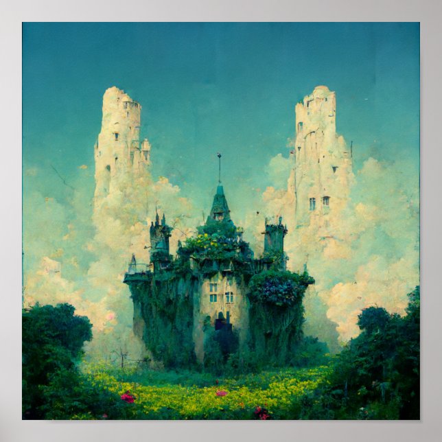 Das abandoned Chateau Fantasy Sci-Fi Poster (Vorne)