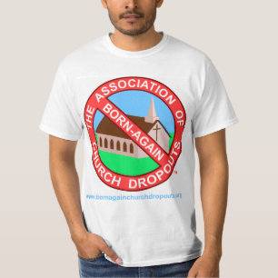 Das ABCD Logo u. Fahne auf weißem T - Shirt