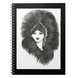Das Abend Lady Notebook Notizblock