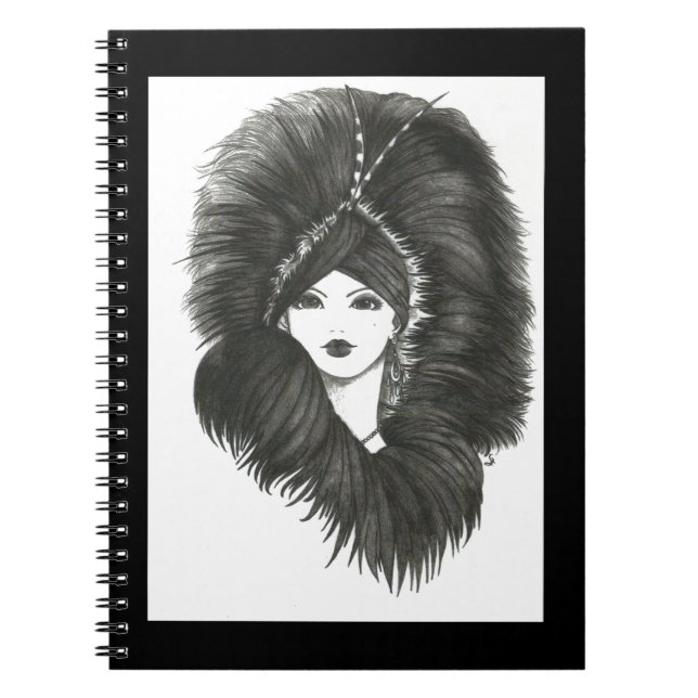 Das Abend Lady Notebook Notizblock (Vorderseite)