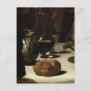 Das Abendessen im Emmaus, 1601 Postkarte