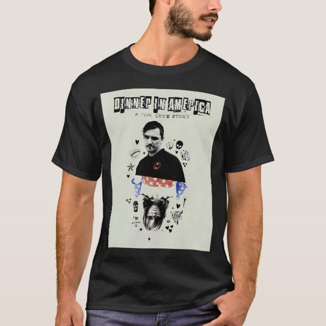 Das Abendessen in Amerika ist eine Punk-Liebe-Gesc T-Shirt (Vorderseite)
