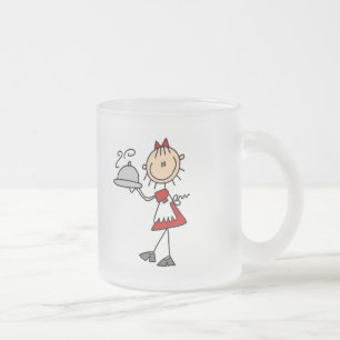 Das Abendessen ist serviert T-Shirts und Geschenke Mattglastasse