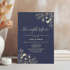 Das Abendessen vor der blauen Probe Einladung