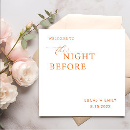 Das Abendessen vor der Probe ist nach Maß Serviette