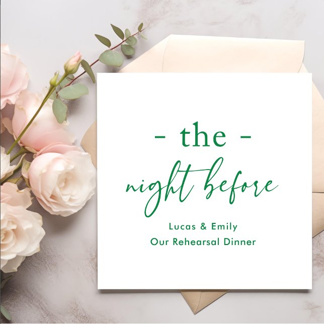 Das Abendessen vor der Probe ist nach Maß Serviette (Von Creator hochgeladen)