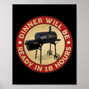 Das Abendessen wird in 18 Stunden Mäuse Fleisch Ra Poster