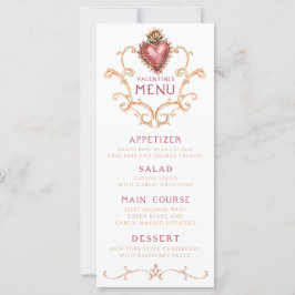 Das Abendmenü des Sacred Heart Baroque