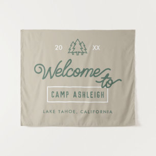 Das Abenteuer Bachelorette Camp Hintergrund Wandteppich