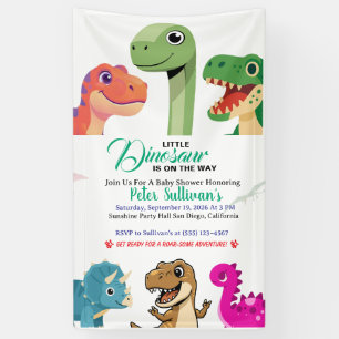 Das Abenteuer beginnt mit Baby Dino Banner