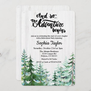 Das Abenteuer beginnt mit der Party Einladung der 