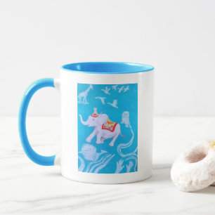 Das Abenteuer beginnt mit Kaffee Tasse