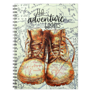 Das Abenteuer beginnt Notizblock