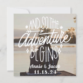 Das Abenteuer beginnt Save the Date Einladung