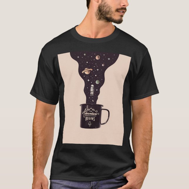 Das Abenteuer beginnt T-Shirt (Vorderseite)