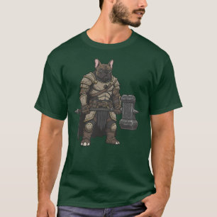Das Abenteuer des französischen Bulldoggen-Gladiat T-Shirt
