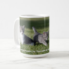 Das Abenteuer erwartet die Katzenwelt-Tasse Kaffeetasse