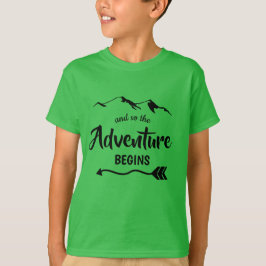 Das Abenteuer fängt mit dem trendy Boys T - Shirt 