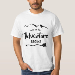 Das Abenteuer fängt mit dem trendy T - Shirt an