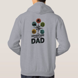 Das Abenteuer fängt mit dem Vater an Hoodie