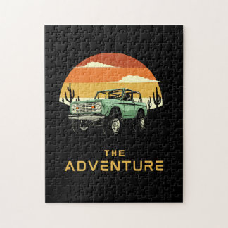 Das Abenteuer-Off-Road-Sunset-Puzzle
