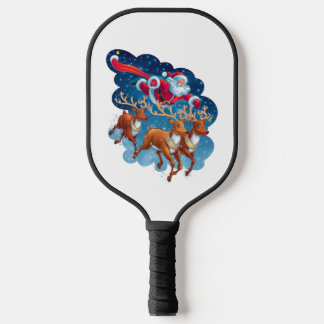 Das Abenteuer von Santa Sleigh Pickleball Schläger