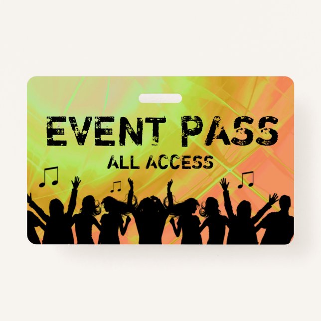 Das Abzeichen des "All Access Pass Concept"-Person Ausweis (Vorderseite)