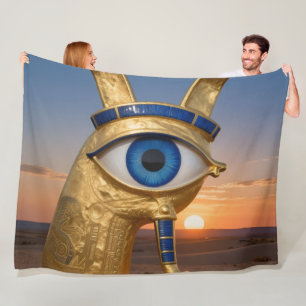 Das Ägyptische Auge´3 Fleecedecke