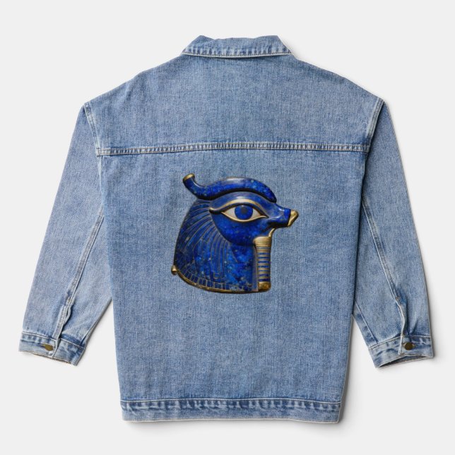 Das Ägyptische Auge´4 Jeansjacke (Rückseite)