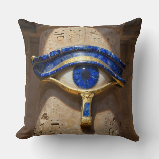 Das Ägyptische Auge´6 Kissen (Vorderseite)