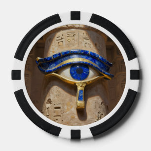 Das Ägyptische Auge´6 Pokerchips