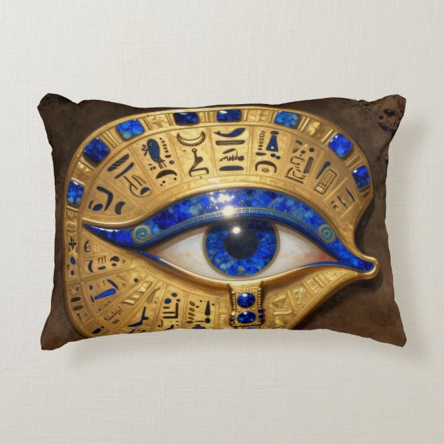 Das Ägyptische Auge´7 Dekokissen (Vorderseite)
