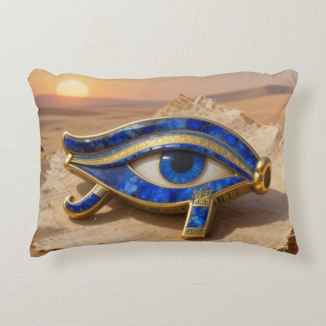 Das Ägyptische Auge´9 Dekokissen (Vorderseite)