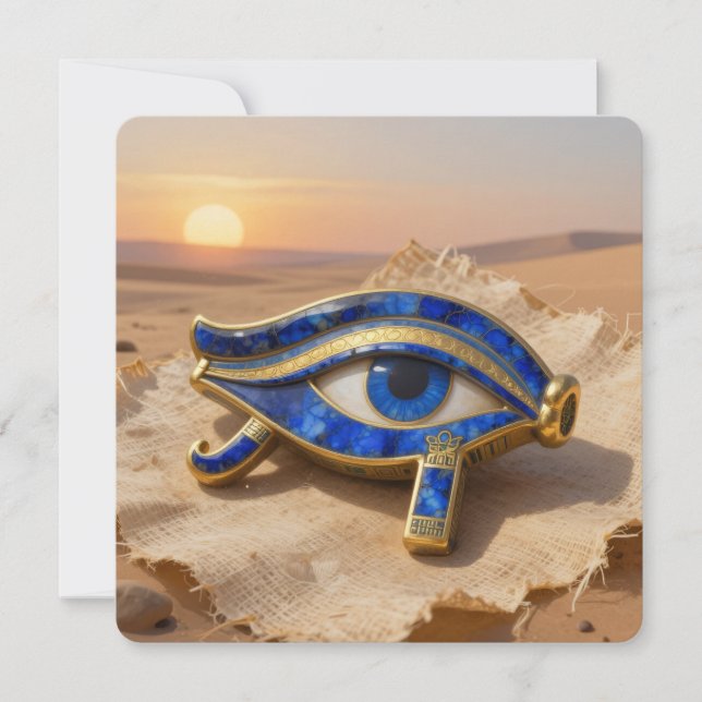 Das Ägyptische Auge´9 Feiertagskarte (Vorderseite)