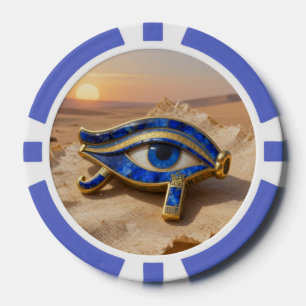 Das Ägyptische Auge´9 Pokerchips