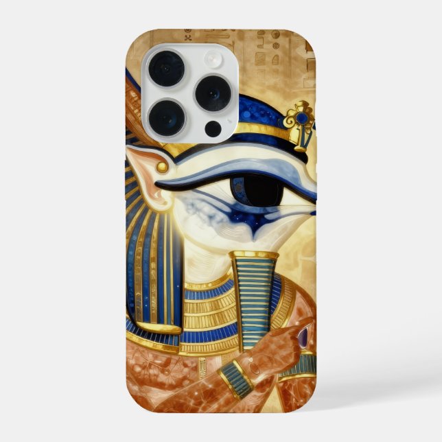 Das Ägyptische Auge iPhone 15 Pro Hülle (Rückseite)