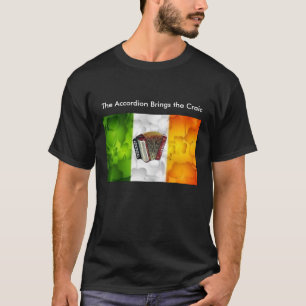 Das Akkordeon holt das Craic T-Shirt