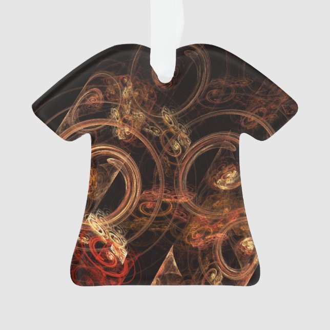 Das akustische Abstrakte künstlerische Shirt der M Ornament (Vorderseite)