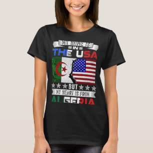 Das algerische amerikanische Patriot Heart stammt T-Shirt