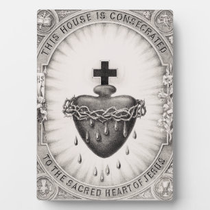 Das Allerheiligste Herz Jesu Symbol der göttlichen Fotoplatte