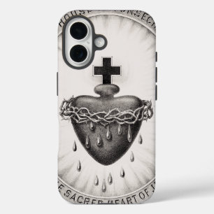 Das Allerheiligste Herz Jesu Symbol der göttlichen iPhone 16 Hülle