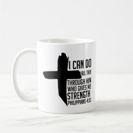 Das alles kann er tun, der mir Kraft gibt Kaffeetasse