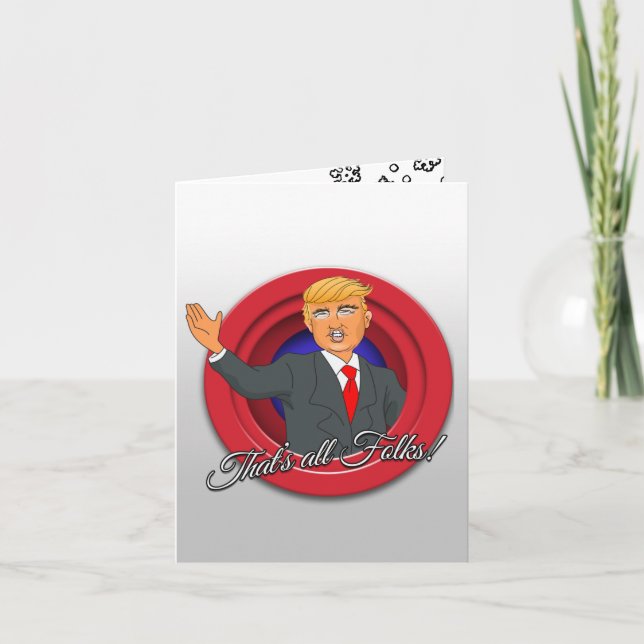 Das alles von Donald Trump Karte (Vorderseite)