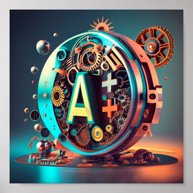 Das Alphabet der Welt Poster (Vorne)